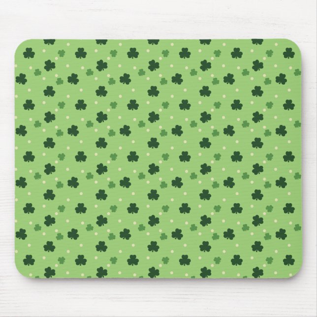 Shamrock Mönster Mouse Pad Musmatta (Framsidan)