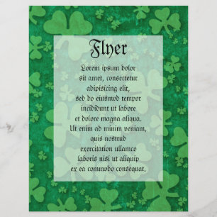 Shamrock Mönster Reklamblad
