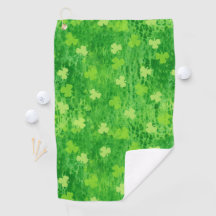 Shamrock Mönster - St patricks day - Golf Towel