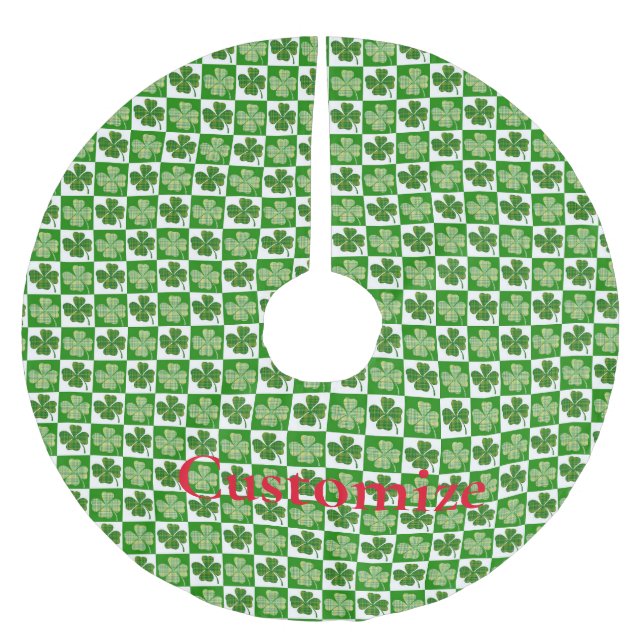 Shamrock Mönster Thunder_Cove Julgransmatta Borstad Polyester (Framsidan)