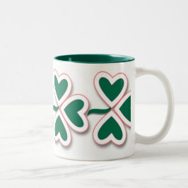 Shamrock & more Två-Tonad mugg