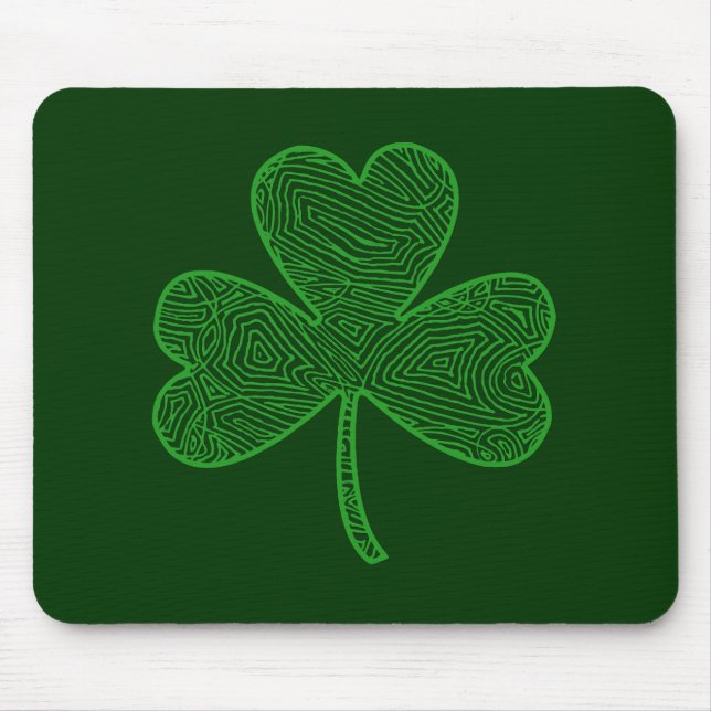 Shamrock Mousepad Musmatta (Framsidan)