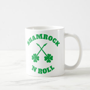 Shamrock 'n Roll Grunge Kaffemugg