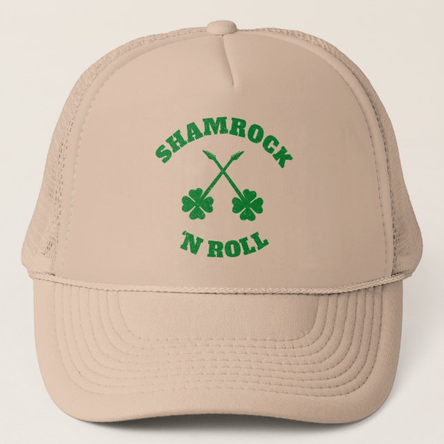 Shamrock 'n Roll Grunge Keps (Framsida)