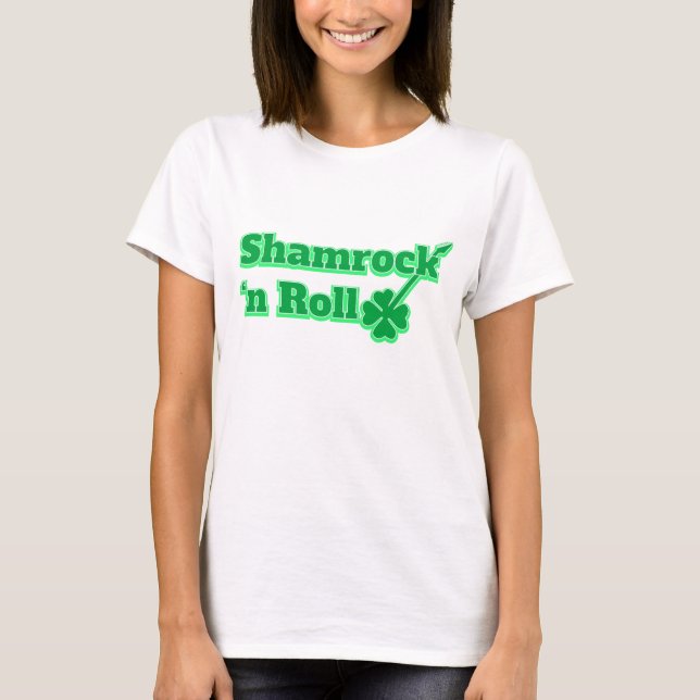 Shamrock 'n Roll Tee Shirt (Framsida)