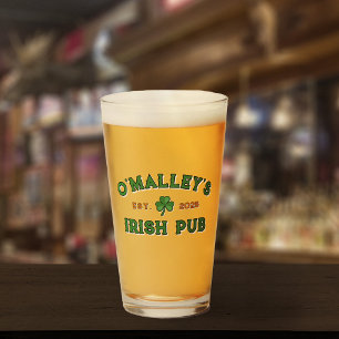 Shamrock Namn Year Etablerade Irish Pub Glaskopp