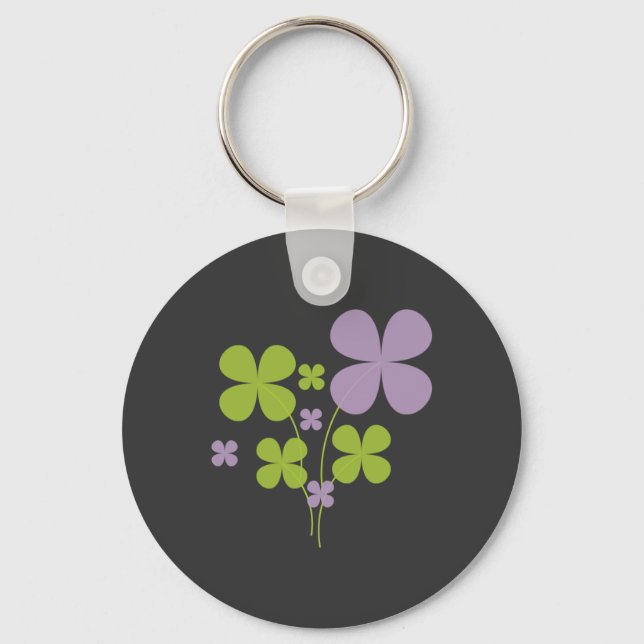 Shamrock-nyckelring Nyckelring (Framsida)