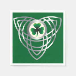 Shamrock och Celtic knot Pappersservett