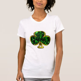 Shamrock och guld t-shirt