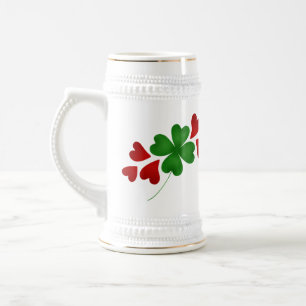 Shamrock och hjärtor sejdel