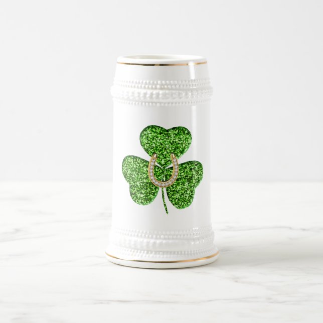 Shamrock och Horseshoe Stein Mugg (Center)