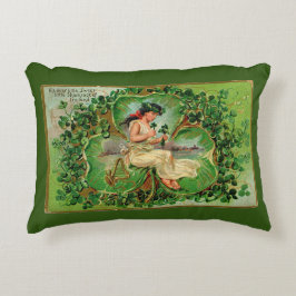 Shamrock of Ireland accent Pillow Prydnadskudde