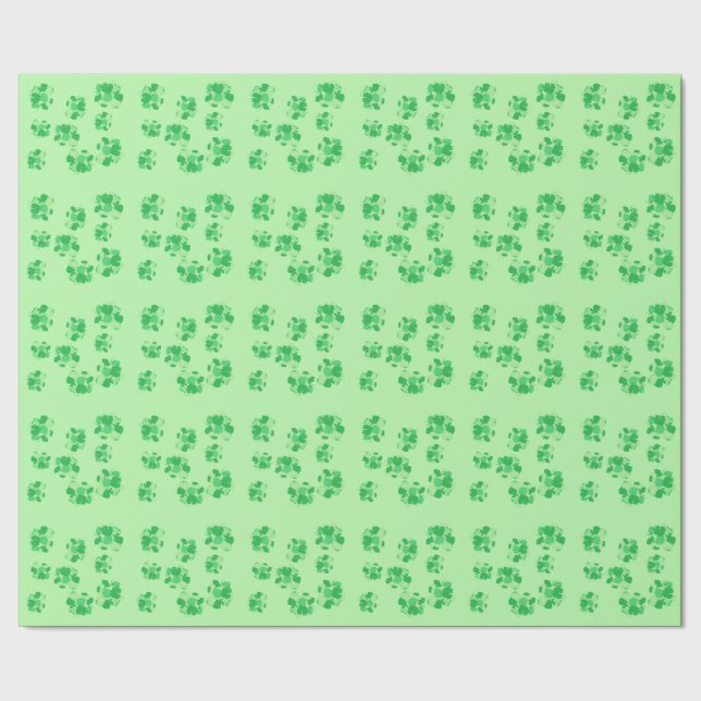 Shamrock of Shamrocks Wrapping Papper Presentpapper (Seam)