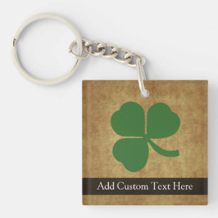 Shamrock på vintagebakgrund