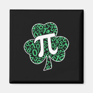 Shamrock pi Day Cute St. Patrick's Day och Math Lo Magnet
