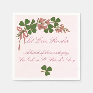 Shamrock Posy Pappersservett
