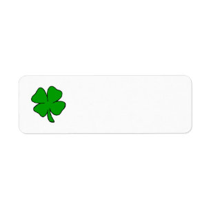 Shamrock Returadress Etikett