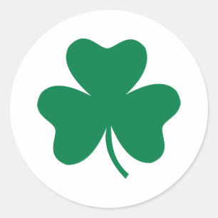 Shamrock Runt Klistermärke