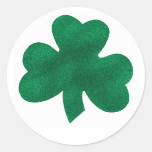 Shamrock Runt Klistermärke