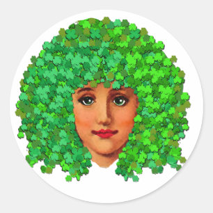 Shamrock Runt Klistermärke