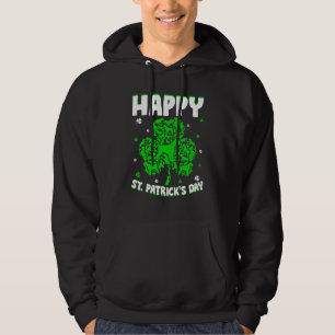 Shamrock Schnauzer Hund St Patrick S Day Irish Cos Hoodie