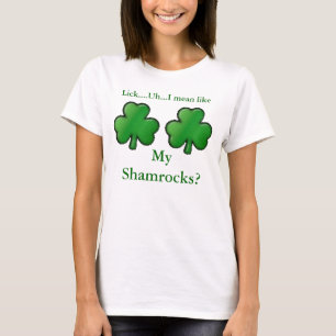 shamrock shamrock, aning….,Uh… betyder jag nå T-shirt