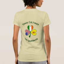 Shamrock Skottland Lion Rampant Irland USA Kvinnor