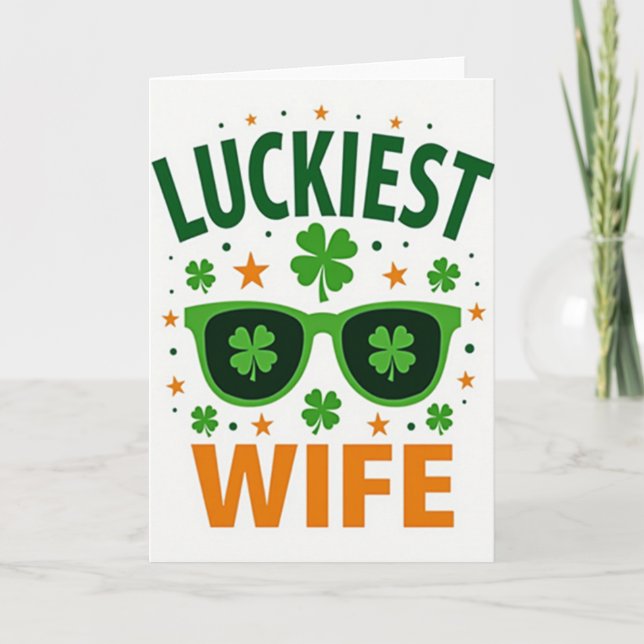 Shamrock Solglasögon Hustru Kort (Framsida)