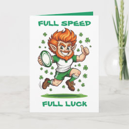 Shamrock Sprint Match Dagens Magi St Patricks Helg Kort