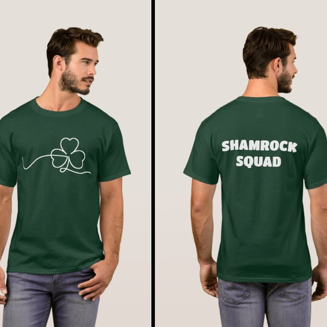 Shamrock Squad Clover St Patrick’s T-Shirt blir (Skapare uppladdad)