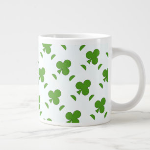 Shamrock St. Patrick Day Helgdag Jumbo Mugg
