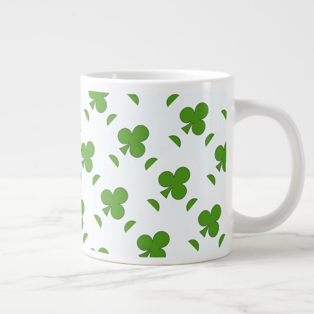 Shamrock St. Patrick Day Helgdag Jumbo Mugg (Höger)