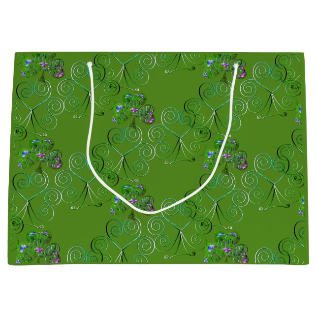 Shamrock St. Patrick's Day Gift Bag (Framsidan)