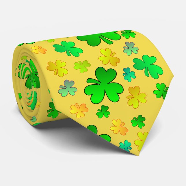 Shamrock St. Patrick's Day-halsduk Slips (Rullad)