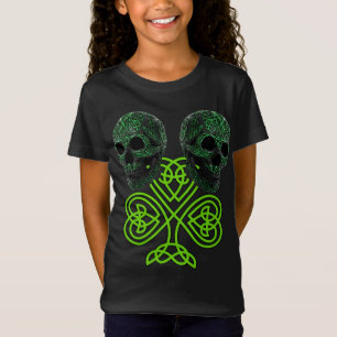 Shamrock St patricks day Irish Celtic Knot Döskall T Shirt