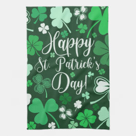 Shamrock St. Patrick's Day Kökshandduk