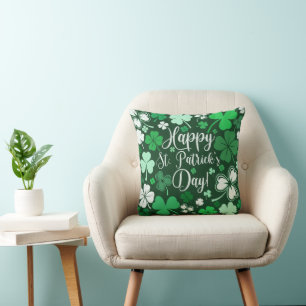 Shamrock St. Patrick's Day Kudde