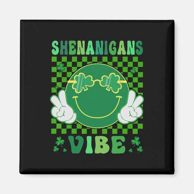 Shamrock St Patricks Day Shirts Kvinnor Män Barn G Magnet (Framsidan)