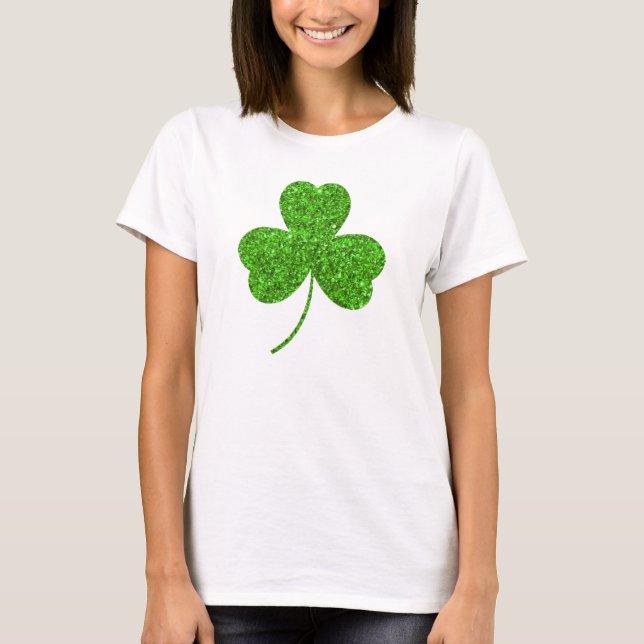 Shamrock St. Patrick's Day T Shirt (Framsida)
