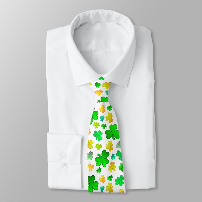 Shamrock St. Patrick's Day Tie Slips (Bunden)