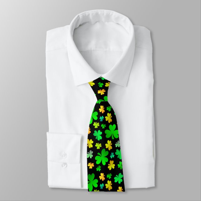Shamrock St. Patrick's Day Tie Slips (Bunden)