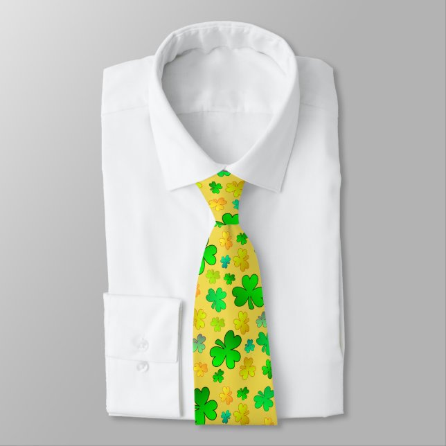 Shamrock St. Patrick's Day Tie Slips (Bunden)