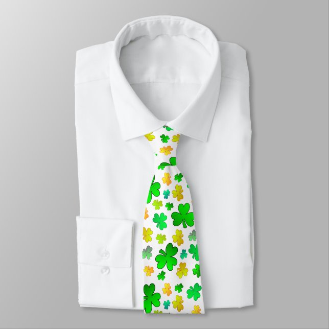 Shamrock St. Patrick's Day Tie Slips (Bunden)