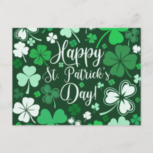 Shamrock St. Patrick's Day Vykort