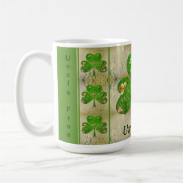 Shamrock St. Patrick's Leprechaun Coffee Mugg