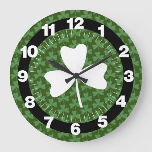 Shamrock Stor Klocka