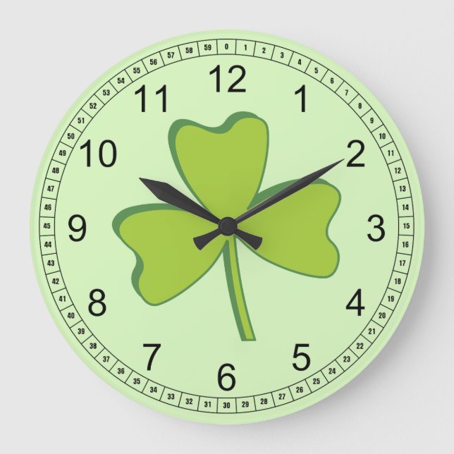 Shamrock Stor Klocka (Framsida)