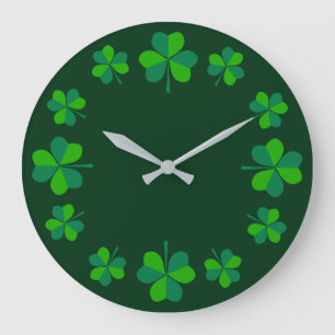 Shamrock Stor Klocka