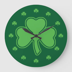 Shamrock Stor Klocka