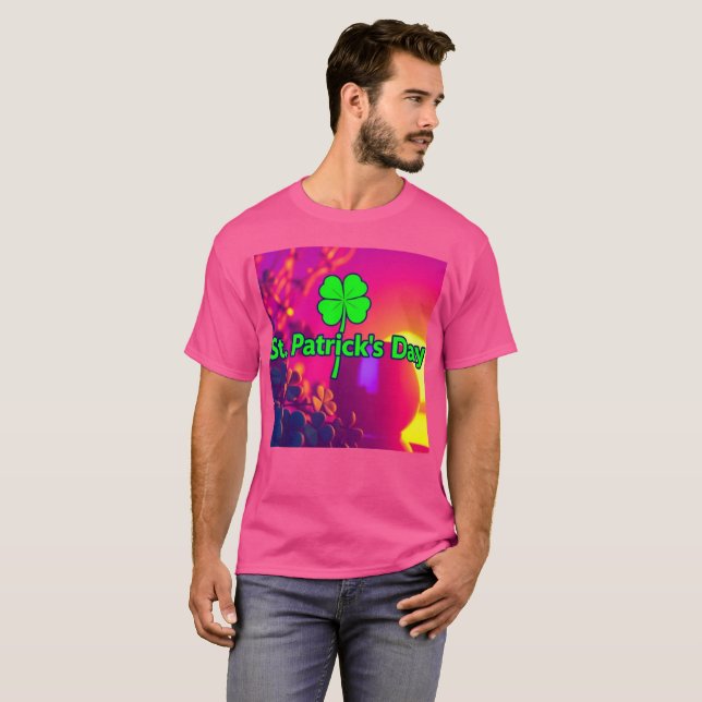Shamrock Surge Cyber-Tee T Shirt (Hel framsida)